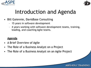 Agile Presentation To IIBA MInneapolis