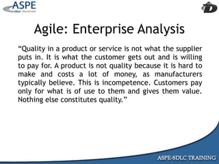 Agile Presentation To IIBA MInneapolis