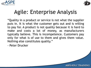 Agile Presentation To IIBA MInneapolis