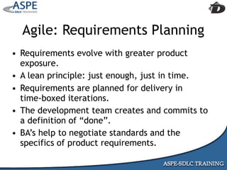 Agile Presentation To IIBA MInneapolis