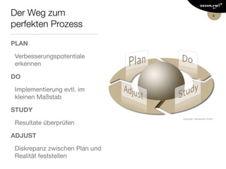 Verschwendung in Software-Projekten
• unnötige Features ohne belegbaren Marktwert
• detaillierte Speziﬁkation für weit zukünftige Entwicklungen
• Features, die vor Release gestoppt werden
• Bugs, die an QA weitergegeben werden
• mangelnde Automatisierung, manuelle Deployment-Prozesse
• keine Einbeziehung des Dev-Teams in die QA, keine
Einbeziehung des QA-Teams in die Speziﬁkation etc.
6
 
