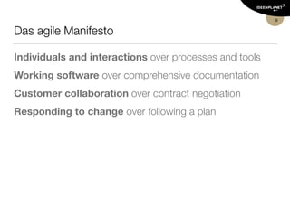 Ergebnis: Just in time / Pull Prozess
• Spätere Prozessschritte „ziehen“ Ergebnisse aus früheren
• Lagerhaltung wird vermieden
• Engpässe werden kontinuierlich eliminiert
• Nur was verkauft wurde, wird produziert
9
 