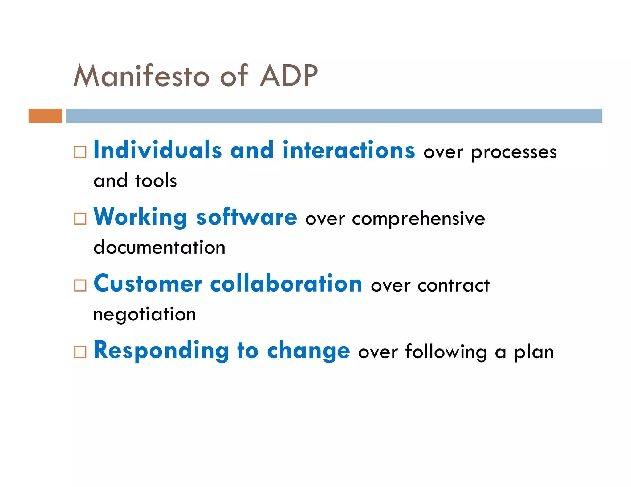 Agile Process Introduction