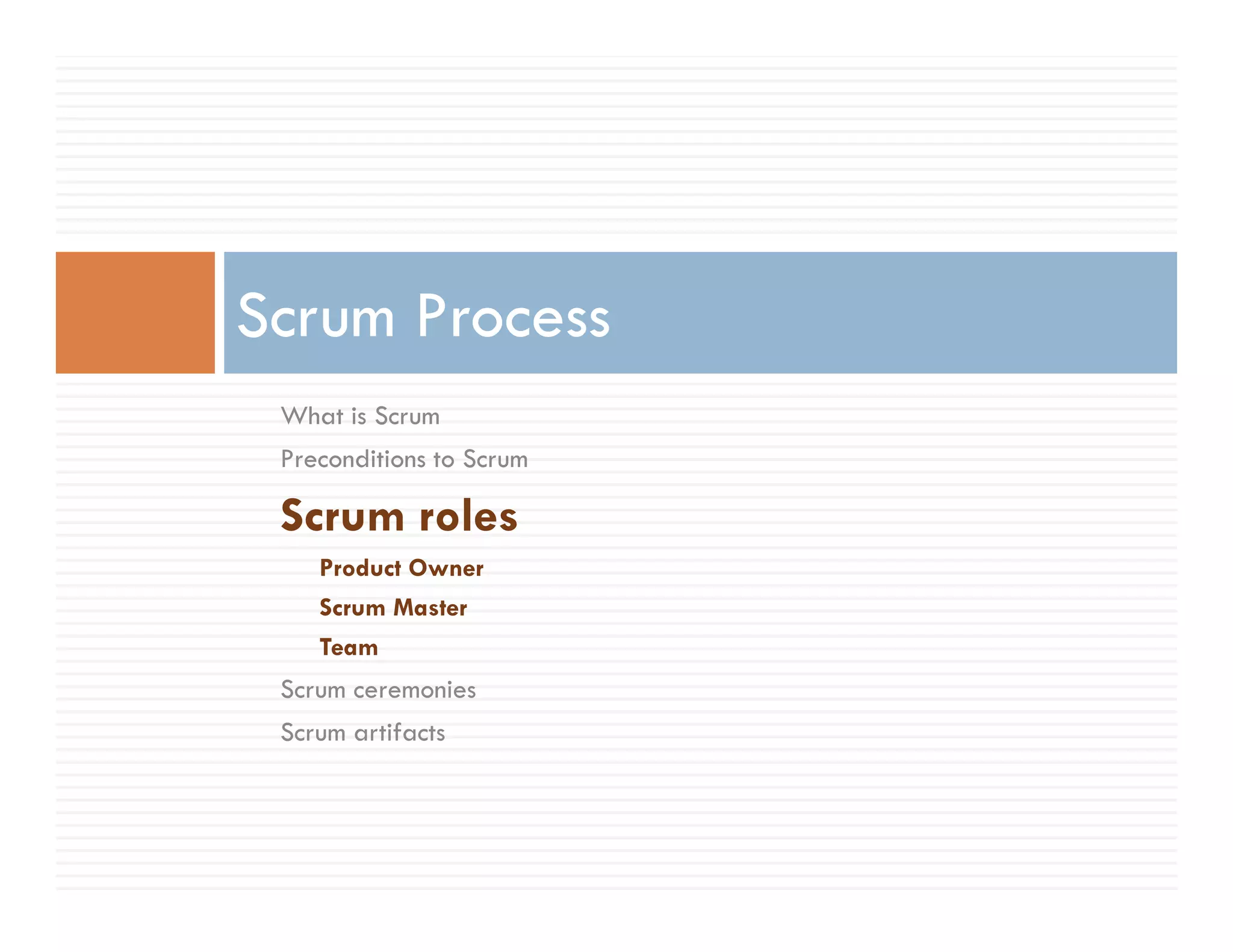 Agile Process Introduction
