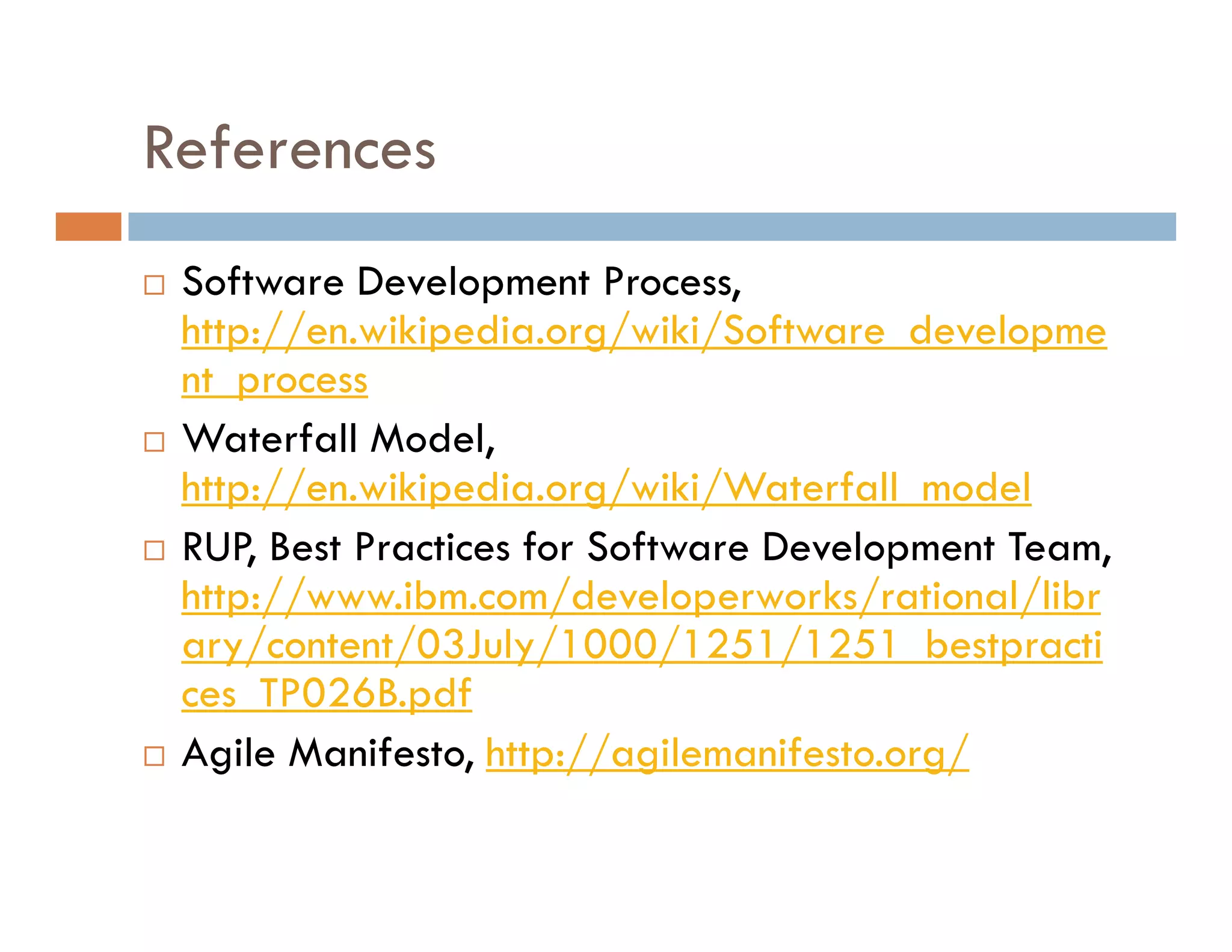 Agile Process Introduction