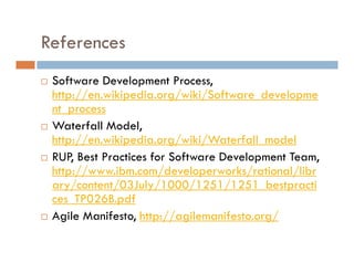 Agile Process Introduction