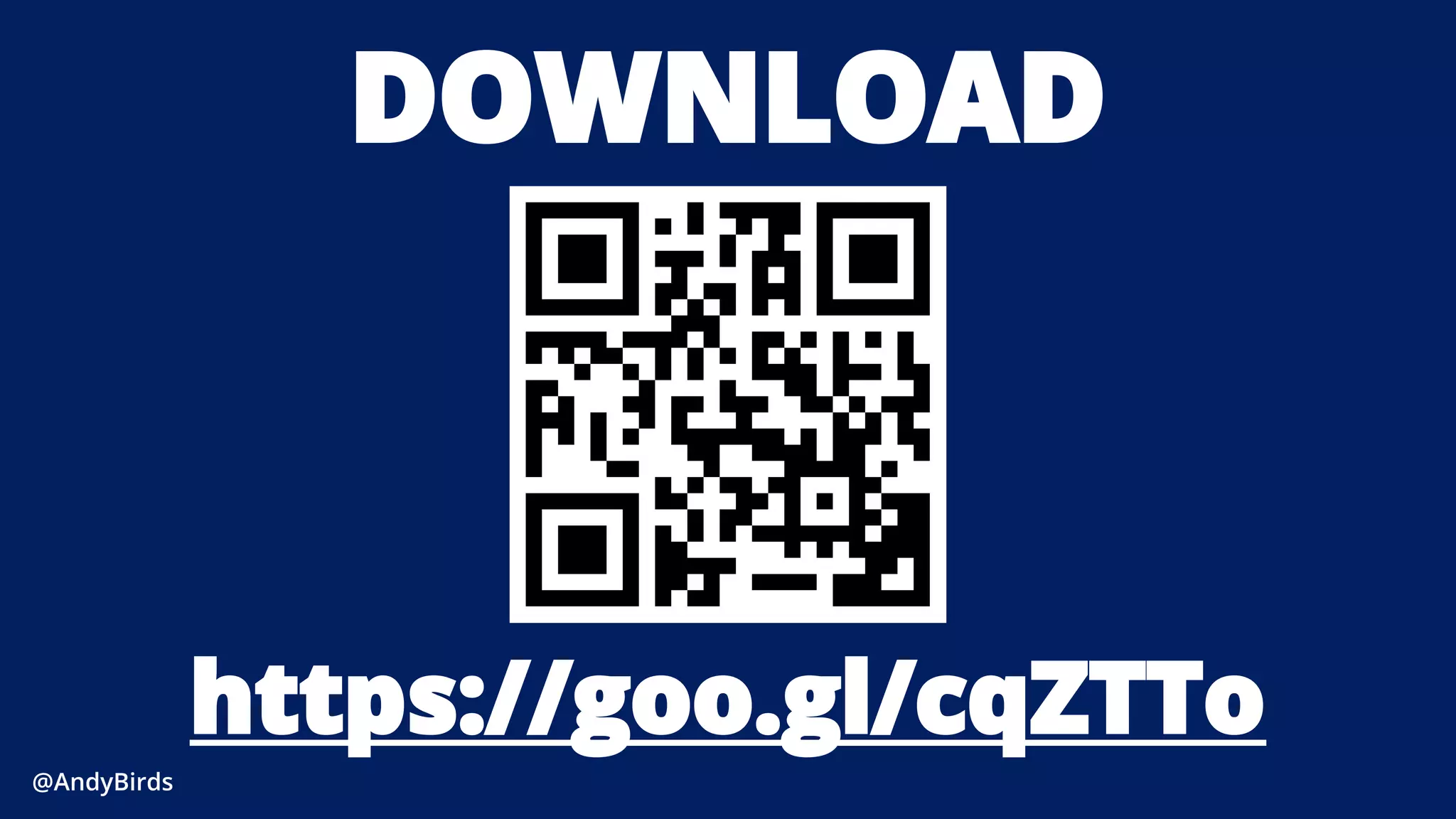 @AndyBirds@AndyBirds
DOWNLOAD
https://goo.gl/cqZTTo
 