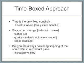 Time Box Iterative Development Agile product development and project management with Kanban | PPTX
