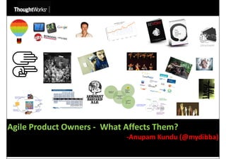 Agile Product Owners - What Affects Them?
                            -Anupam Kundu (@mydibba)
 