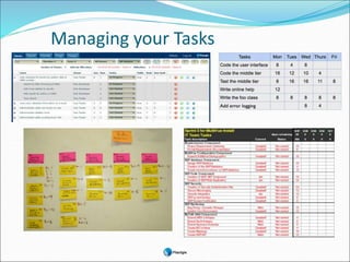 Managing your Tasks
 