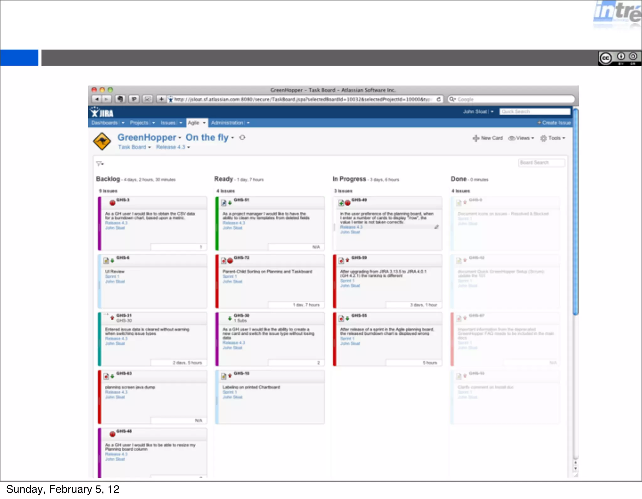 Sunday, February 5, 12 
 