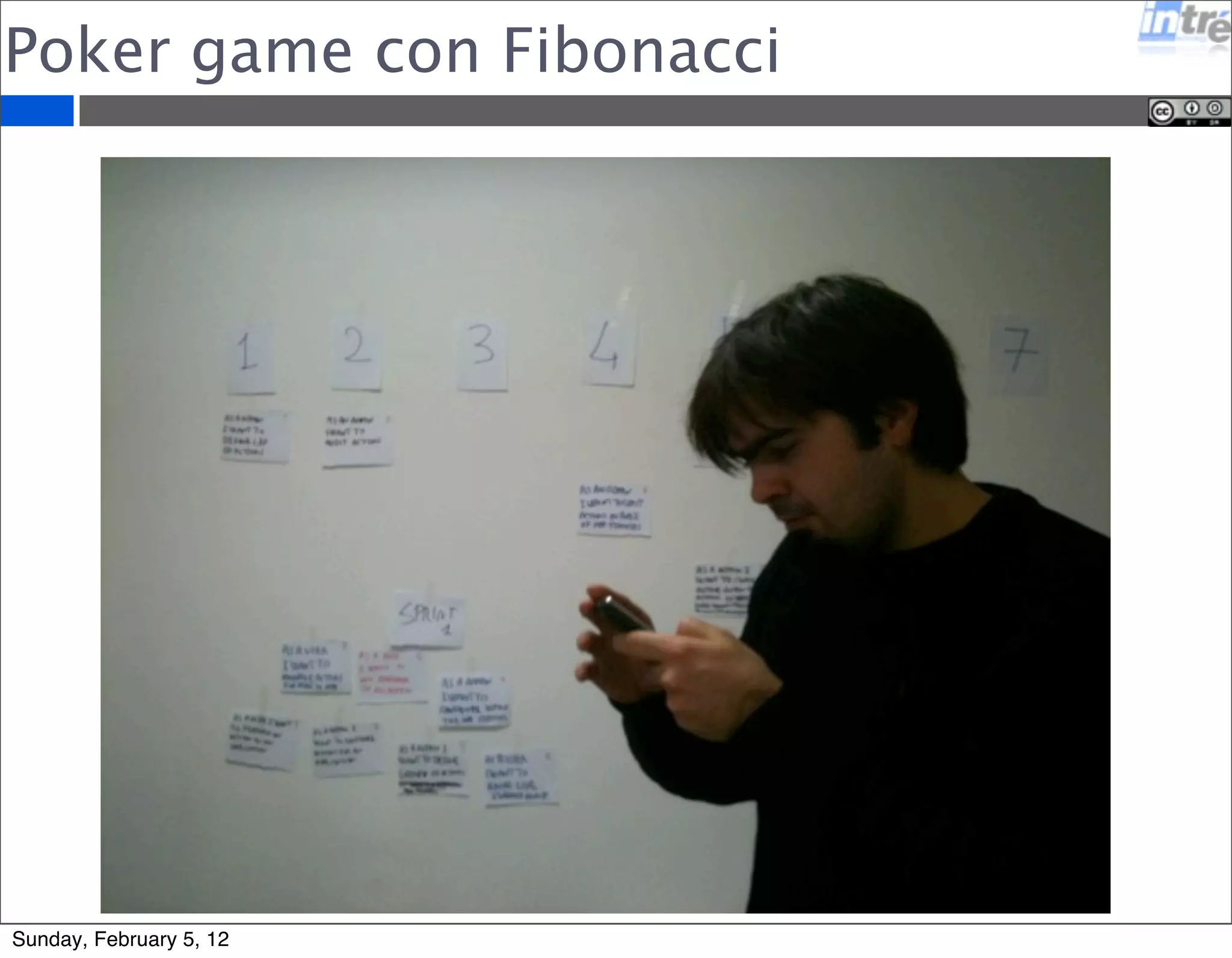 Poker game con Fibonacci 
Sunday, February 5, 12 
 