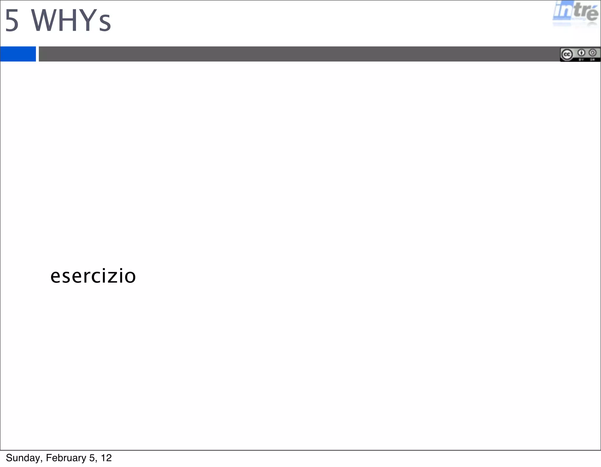 “A intervalli regolari il 
team riflette su come 
diventare più efficace, 
dopodiché regola e 
adatta 
il proprio 
comportamento di 
conseguenza.” 
Essere leali e obiettivi 
Saper gioire per i 
successi 
Saper riconoscere gli 
sbagli 
Non vivere con 
l’incubo dell’errore ma 
con la consapevolezza 
di saper riconoscere e 
correggere gli errori 
Sunday, February 5, 12 
 
