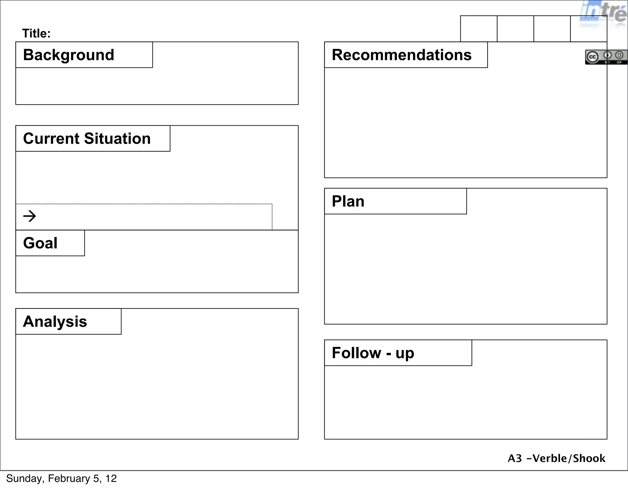 Esercizio 
Sunday, February 5, 12 
 