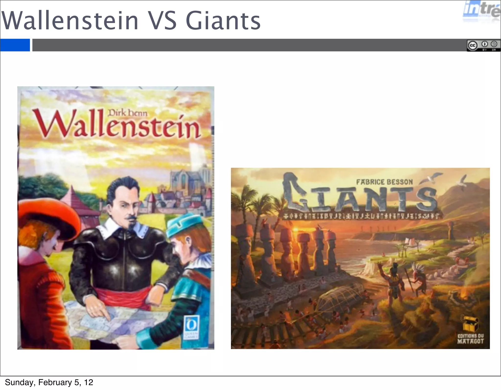 Wallenstein VS Giants 
Sunday, February 5, 12 
 