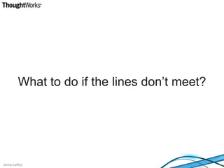 What to do if the lines don’t meet?
