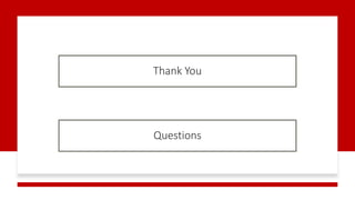 Questions
Thank You
 