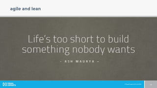 © Equal Experts UK Ltd 2016 13
agile and lean
 