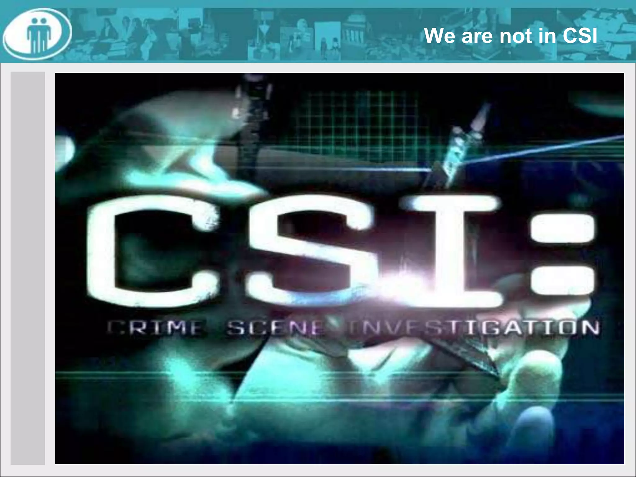 It’s not a post mortem