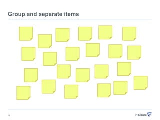 Group and separate items




16
 