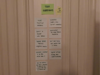 Agile Retrospectives – My Team's
agreements
 