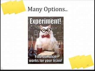 Putting It All Together:
Let’s Conduct An Experiment!
29
 