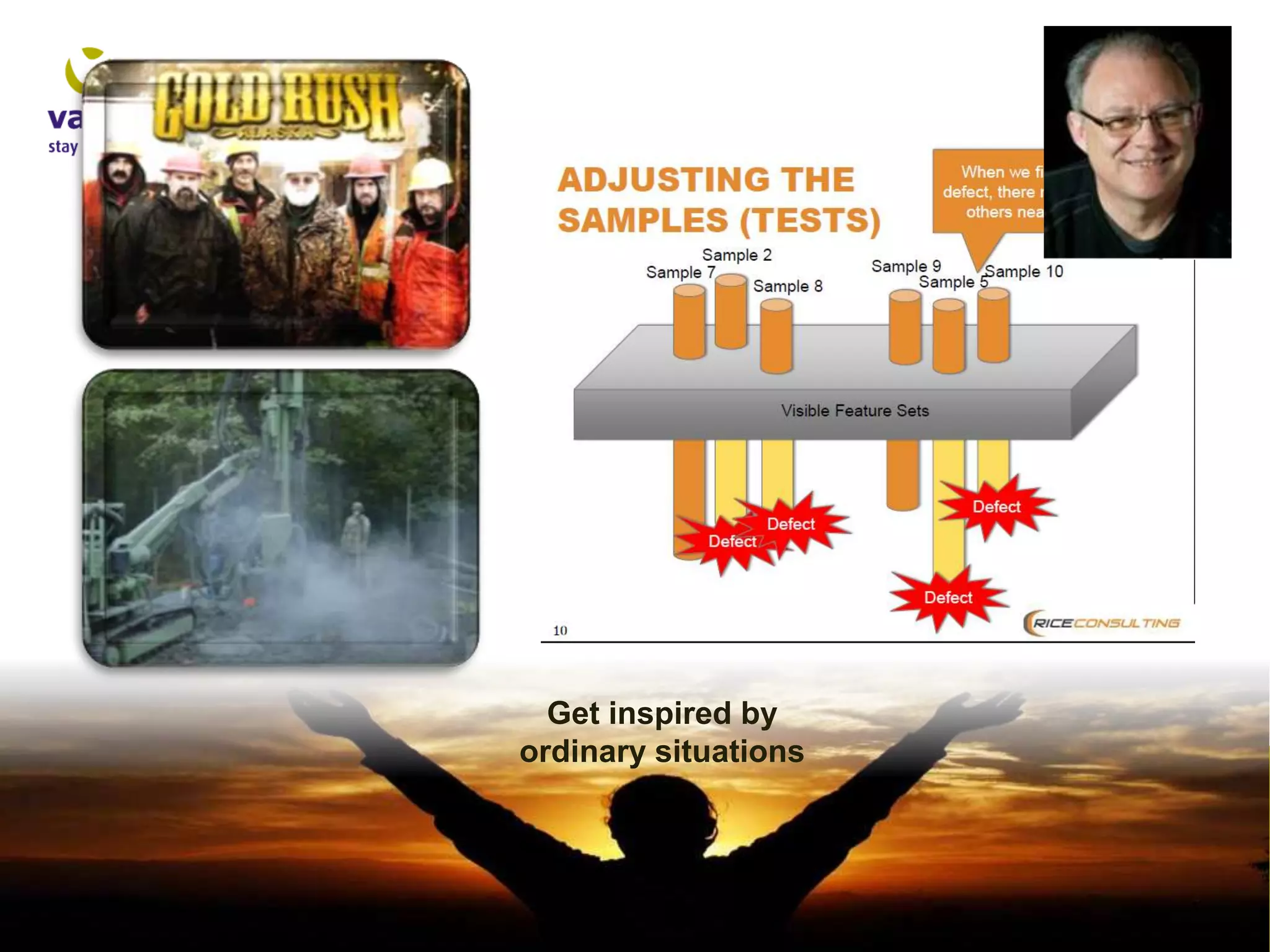 Get inspired by
ordinary situations

 