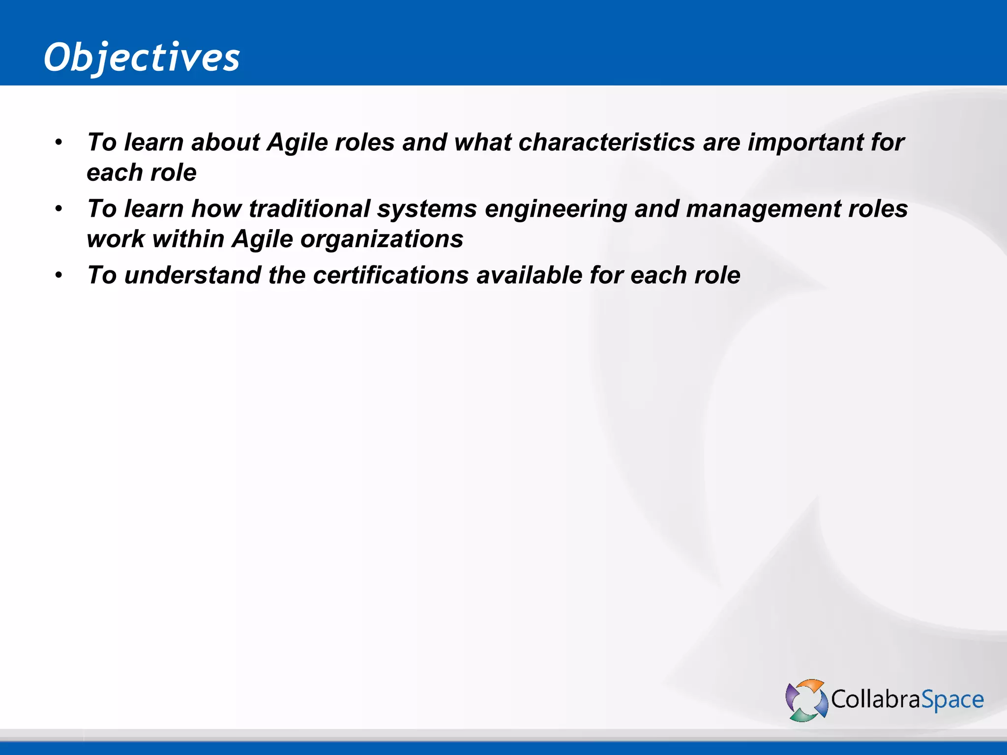 Agol Roles Agile roles and responsibilities | PDF