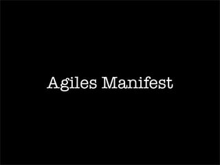 Agiles Manifest
 