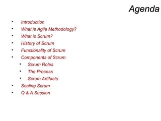 Agile Scrum Methodology | PPT