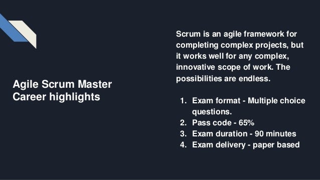 Agile Scrum Master Course Overview ASM Training ASM Certification Agile Scrum Master Course Overview ASM Training ASM Certification