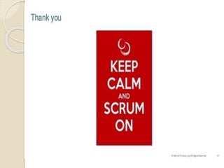 Agile scrum product development methodology
