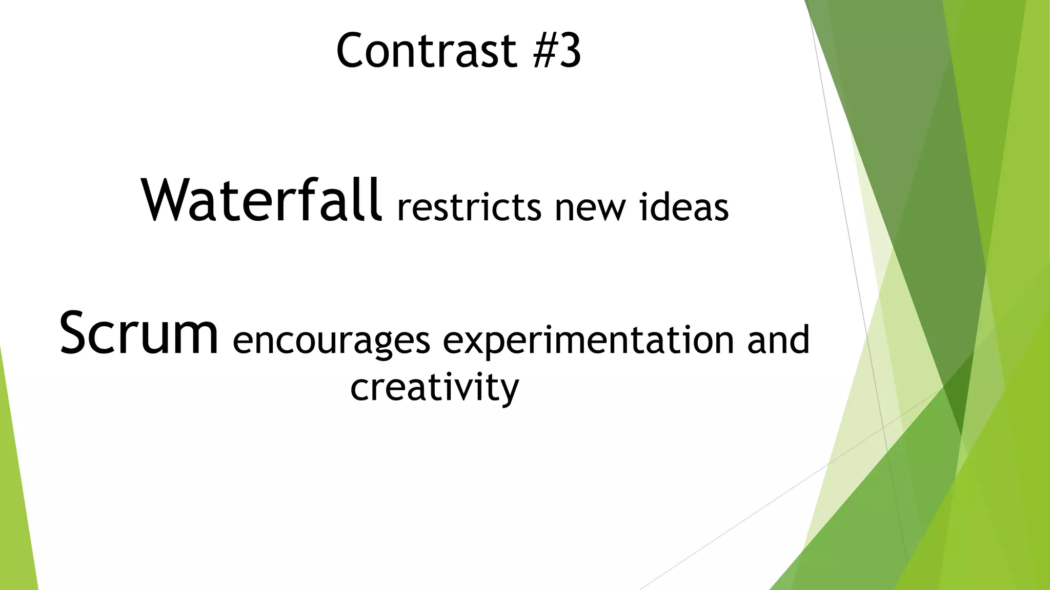 Differences between Waterfall and Scrum | PPTX