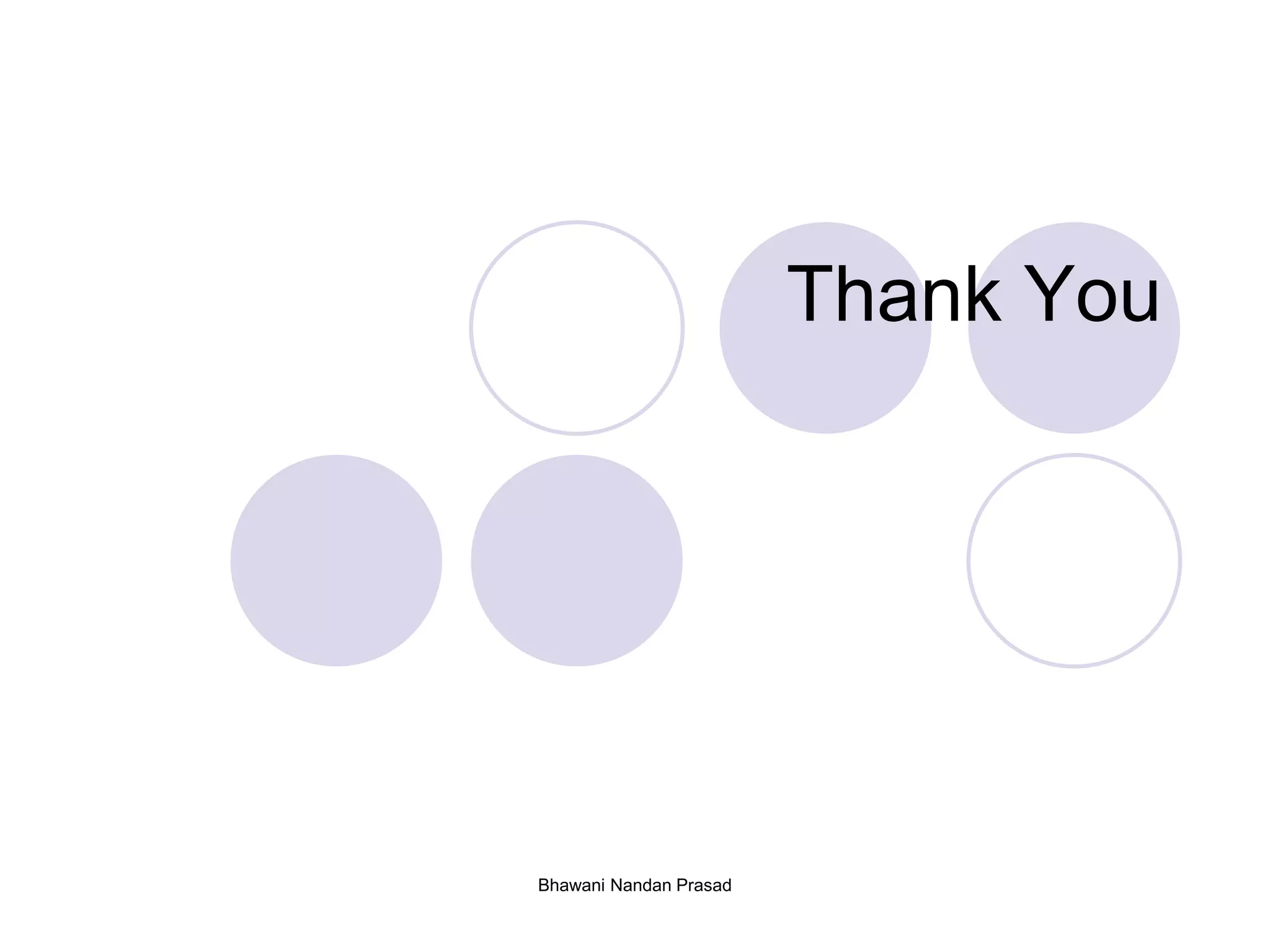 Bhawani Nandan Prasad
Thank You
 