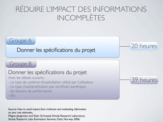 RÉDUIRE L’IMPACT DES INFORMATIONS
                  INCOMPLÈTES

Groupe A
                                                ...
