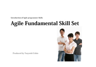 Introduction of Agile programmer Skills



Agile Fundamental Skill Set




  Produced by Tsuyoshi Ushio
 