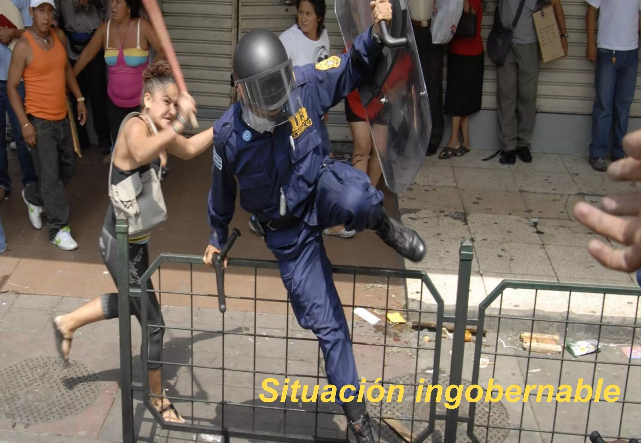 Situación ingobernable
IN2 - Confidencial                        26
 