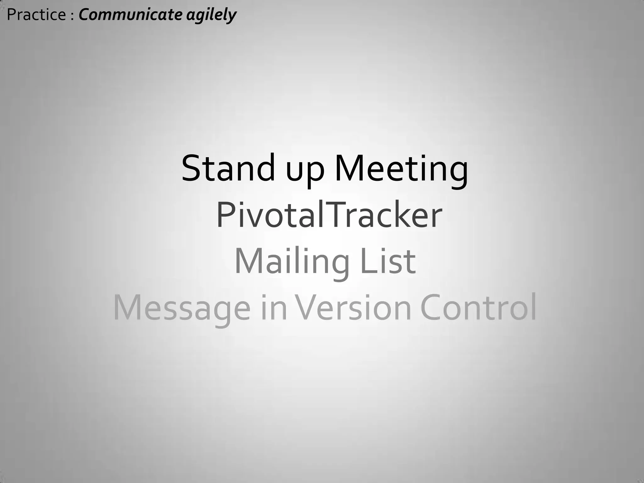 Message in Version ControlYou know