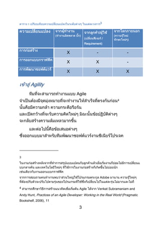 Agile Software Development | PDF