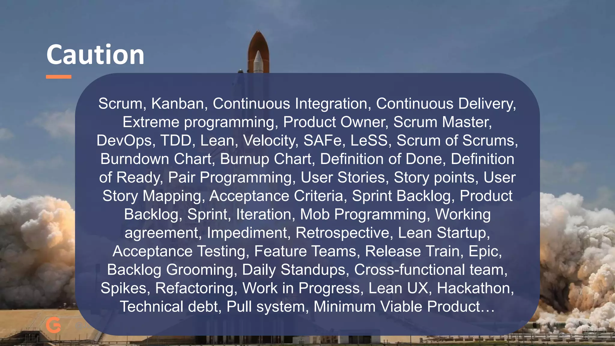 (Agile) software development in a nutshell | PPTX