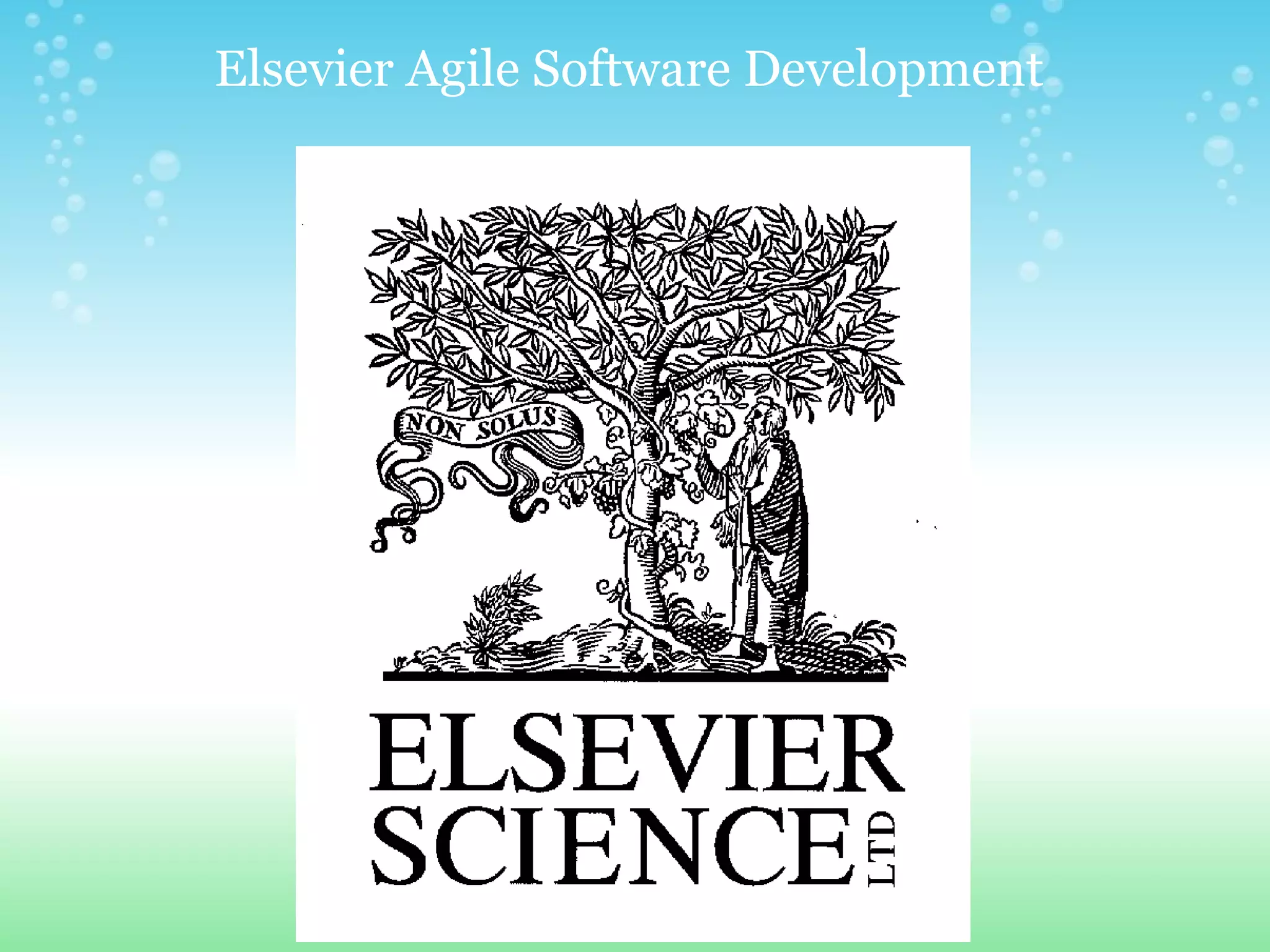 Elsevier Agile Software Development  