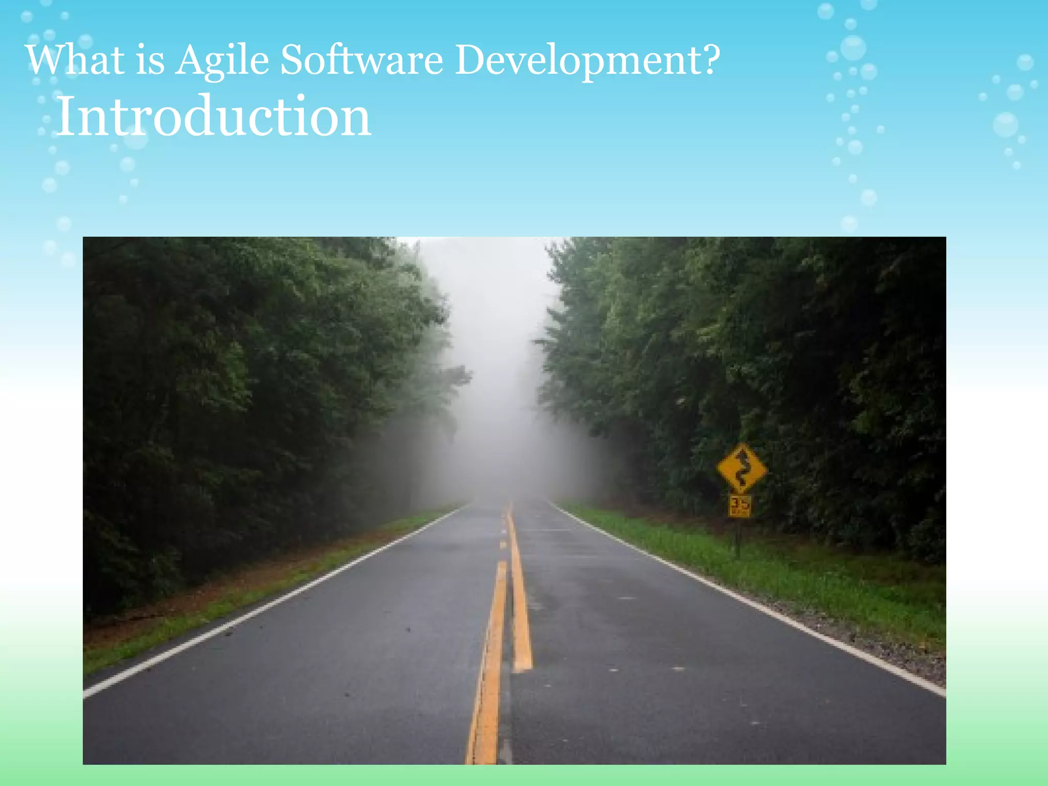 What is Agile Software Development?     Introduction                                                                 