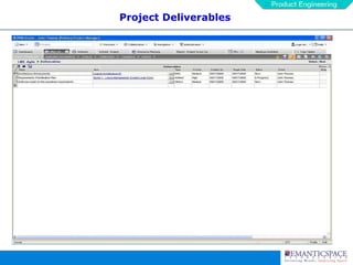 Project Deliverables 