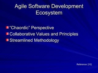 Agile softwareengineering