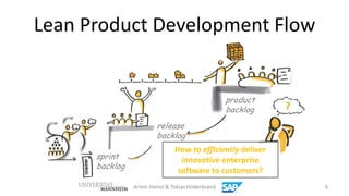 Lean Product Development Flow




              How to efficiently deliver
                innovative enterprise
         ...