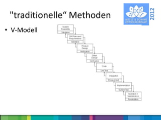2012
 "traditionelle“ Methoden
• V-Modell
 