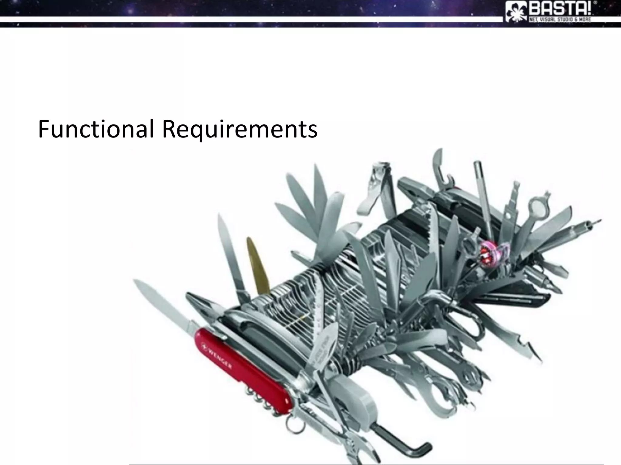 Functional Requirements
 