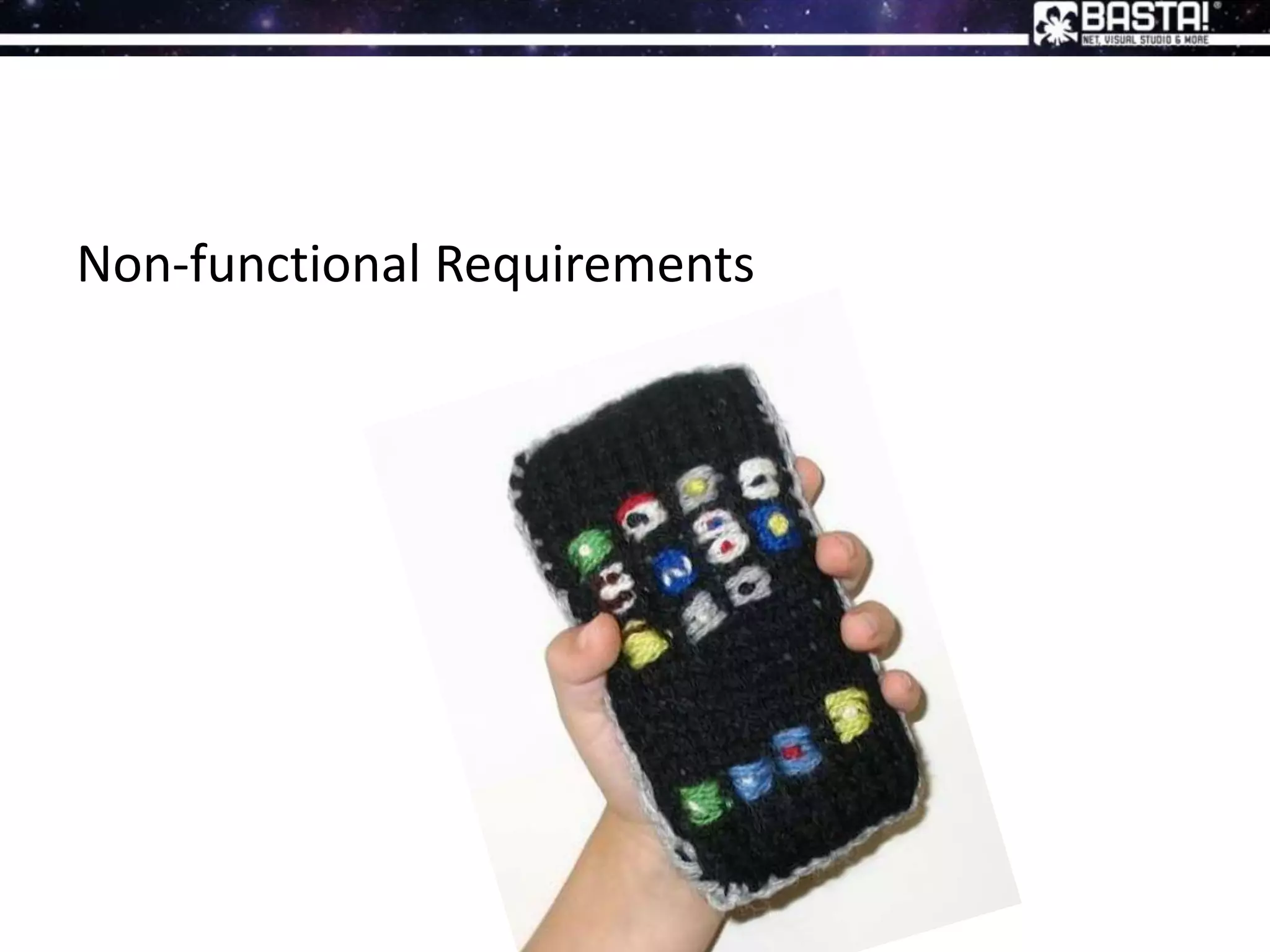 Non-functional Requirements
 