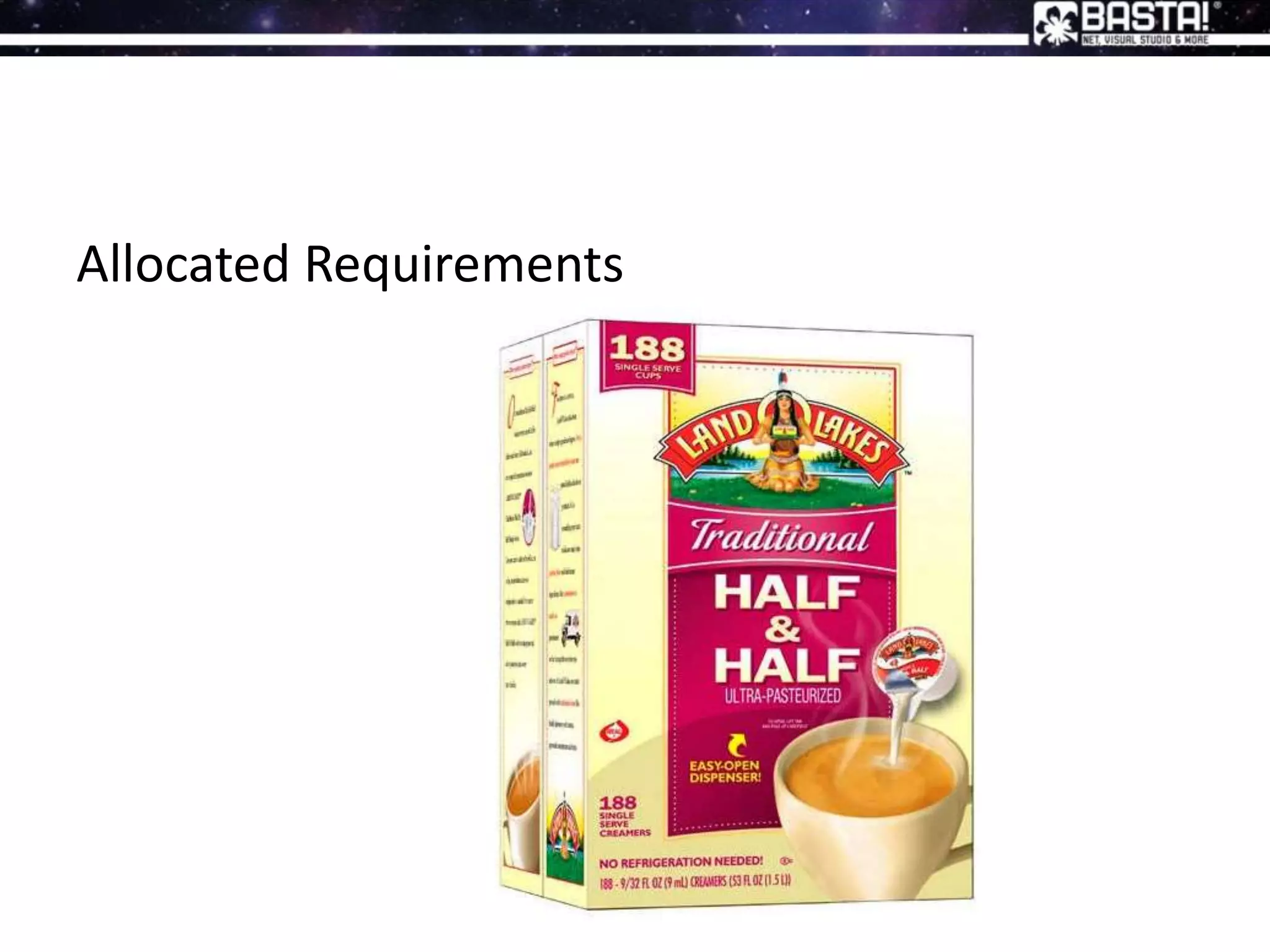 Allocated Requirements
 