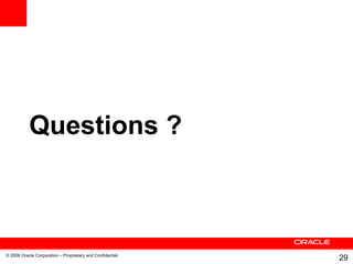 Questions ? 